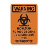 Biohazard No Food Or Drink