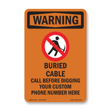 Buried Cable Call Before Digging Bilingual