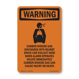 Carbon Dioxide Gas Discharge With Symbol