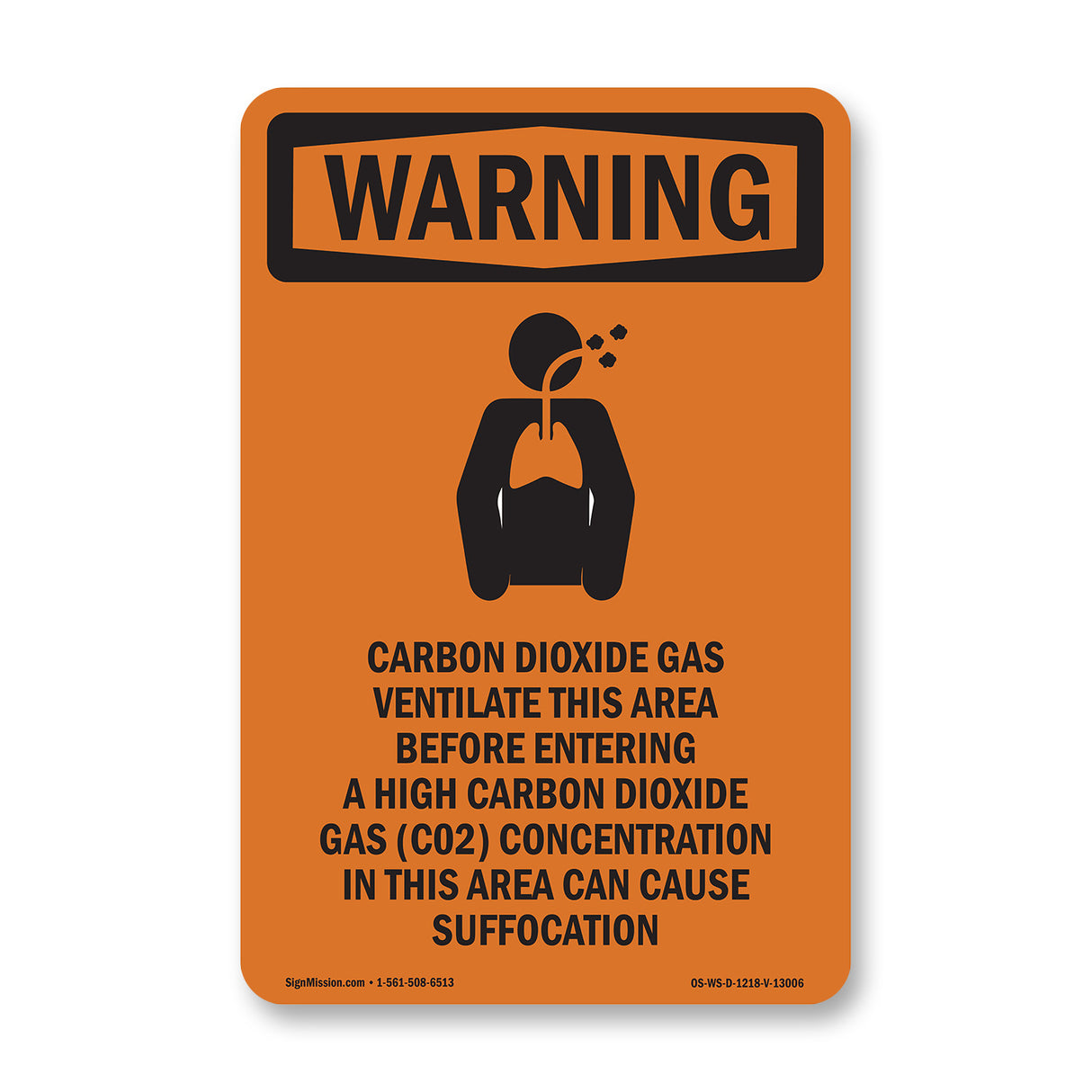Carbon Dioxide Gas Ventilate With Symbol