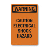 Caution Electrical Shock Hazard