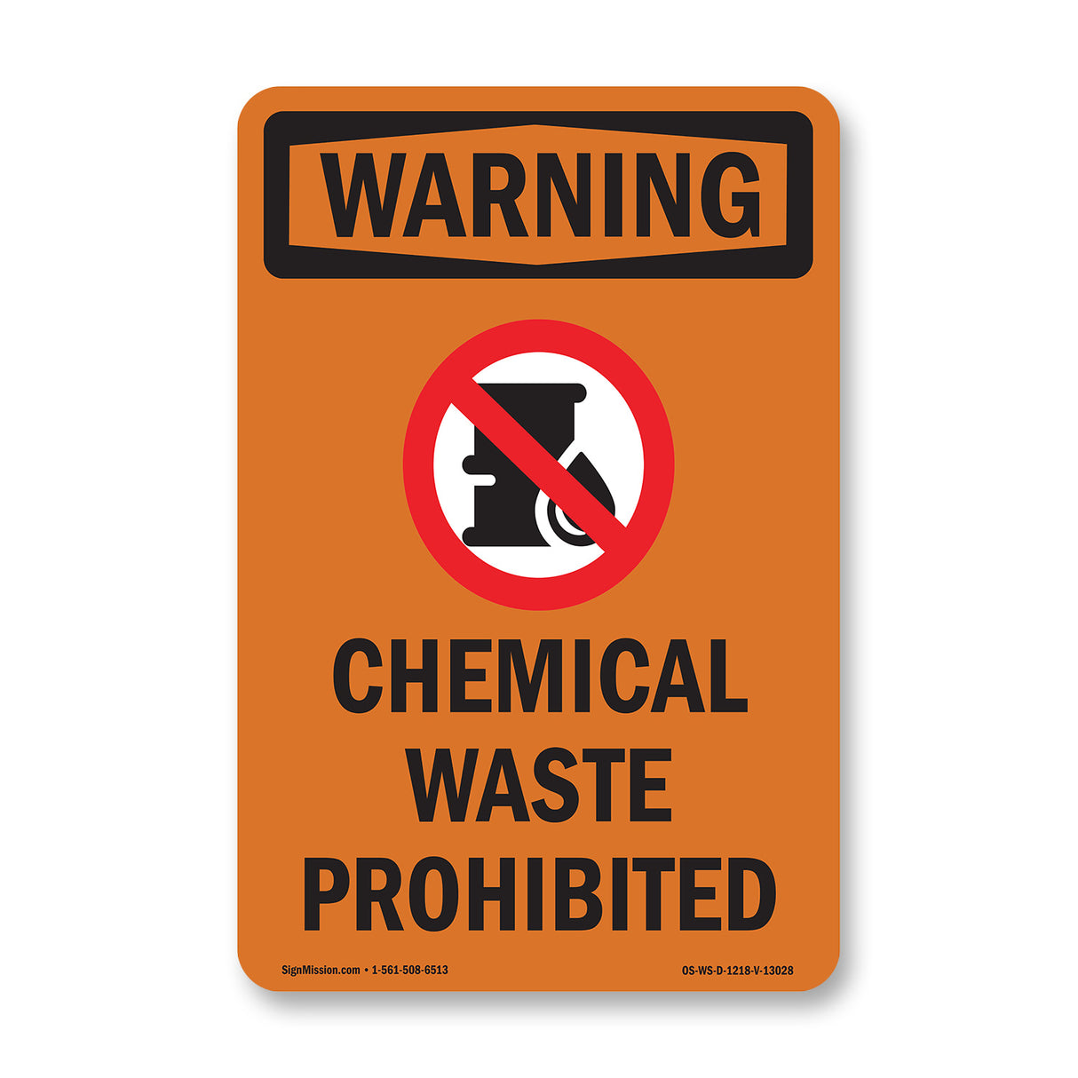 Chemical Waste Prohibited