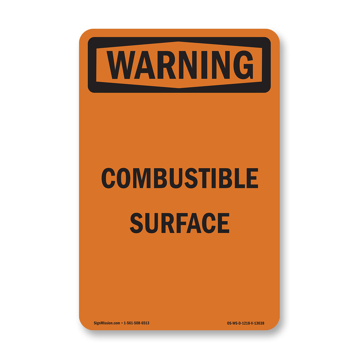 Combustible Surface