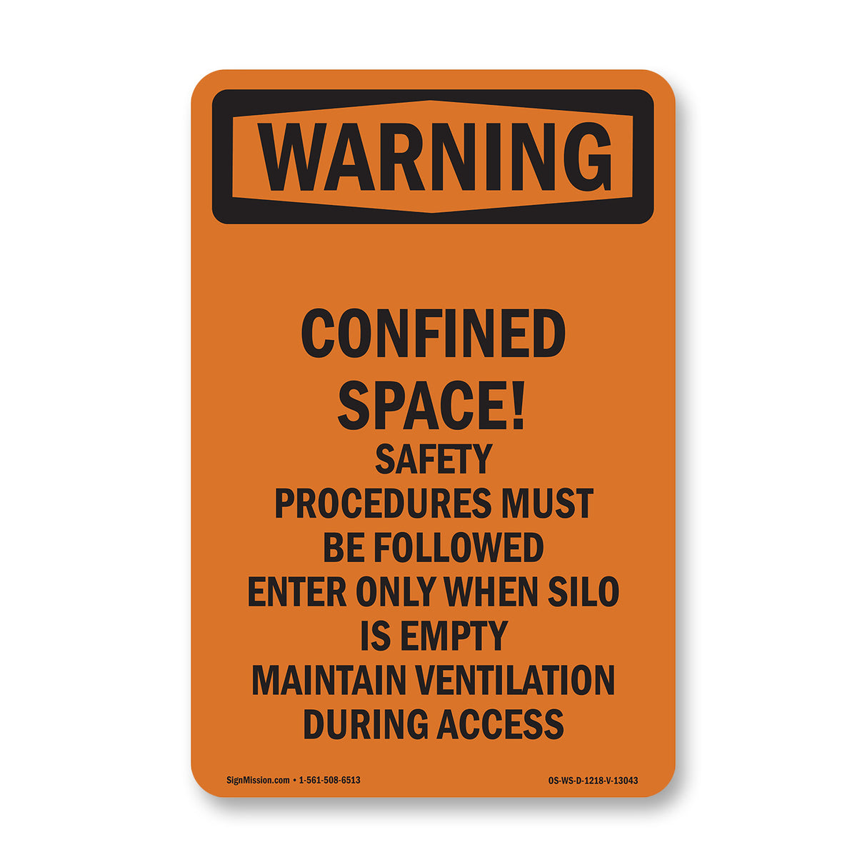 Confined Space! Safety Procedures