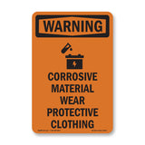 Corrosive Material Wear Protective Clothing