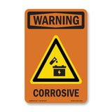Corrosive - Material Corrosivo Bilingual