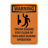 Crush Hazard Stay Clear