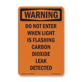 Do Not Enter When Light Is Flashing Carbon