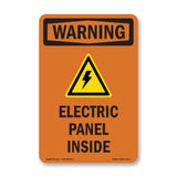 Electric Panel Inside With Symbol