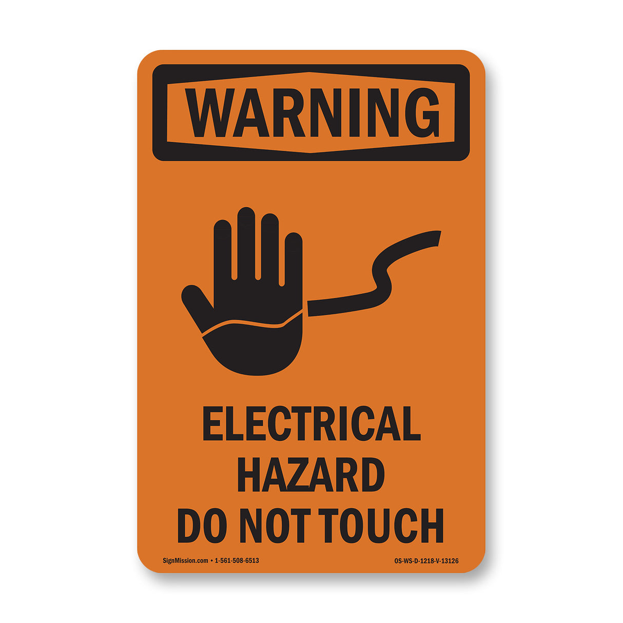 Electrical Hazard Do Not Touch