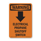 Electrical Propane Shutoff Switch With Symbol