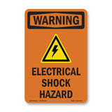 Electrical Shock Hazard With Symbol