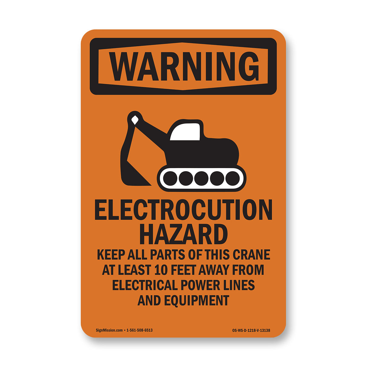 Electrocution Hazard Crane