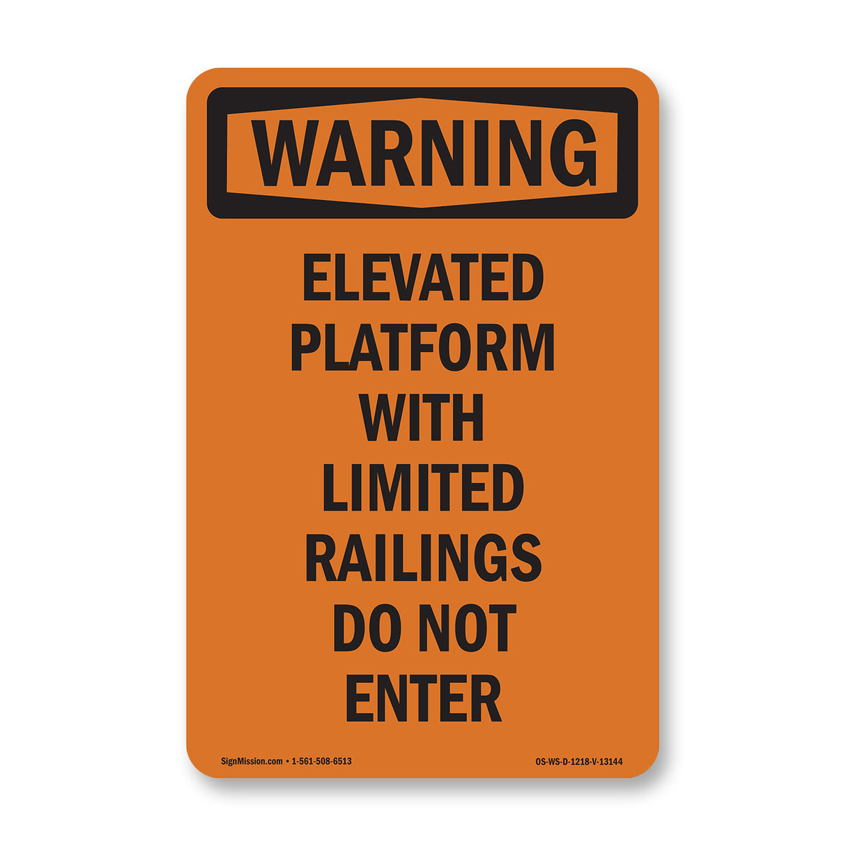 Elevated Platform With Limited Railings