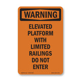 Elevated Platform With Limited Railings