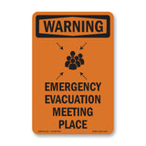 Emergency Evacuation Meeting Place With Symbol