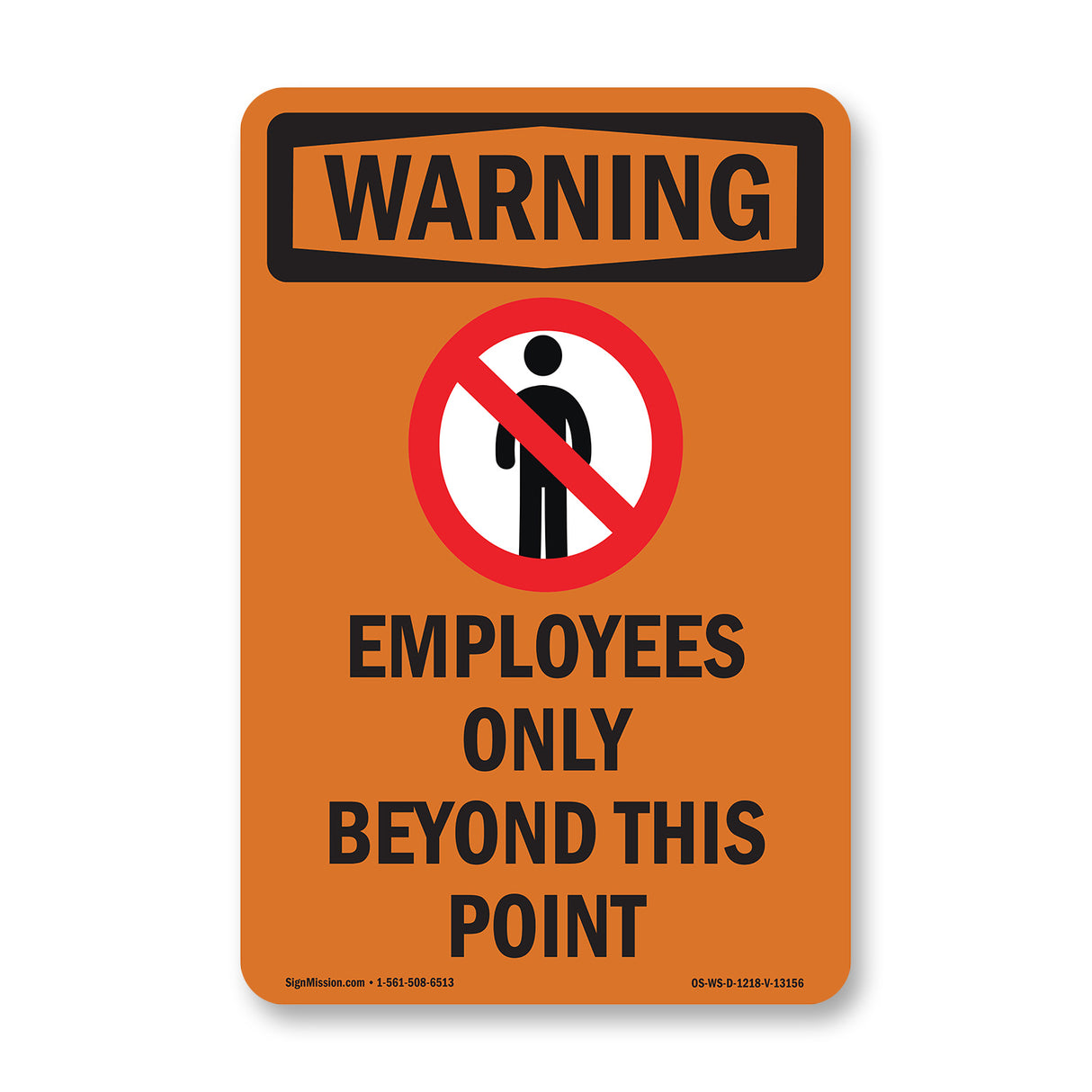 Employees Only Beyond This Point Bilingual