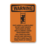 Face Ladder And Climb Slowly Do With Symbol