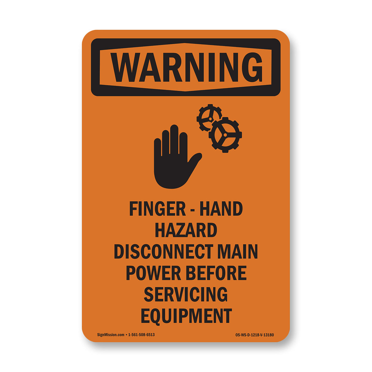 Finger - Hand Hazard Bilingual