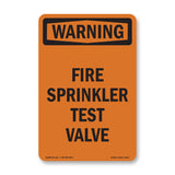 Fire Sprinkler Test Valve