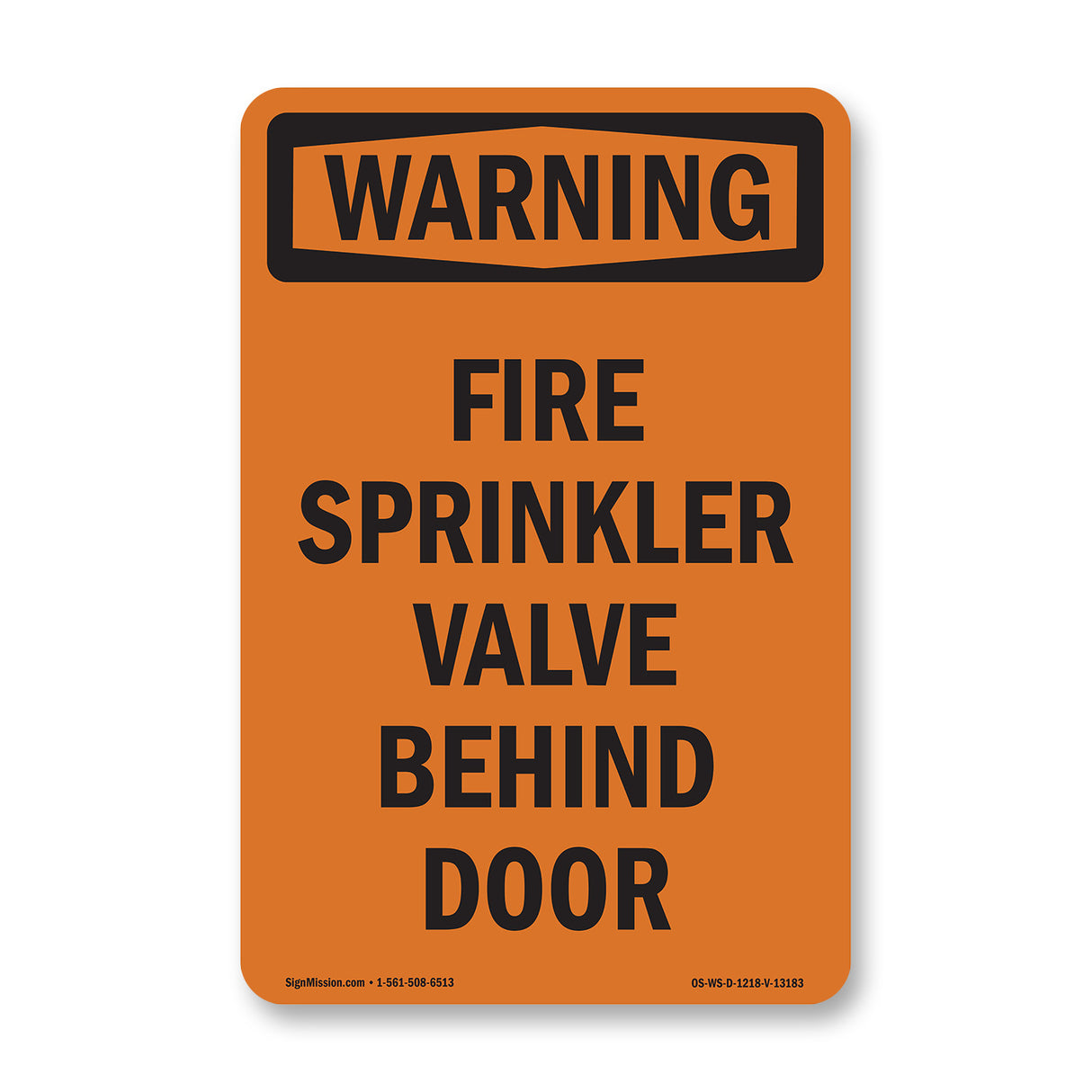 Fire Sprinkler Valve Behind Door