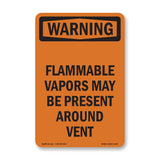 Flammable Vapors May Be Present Around Vent