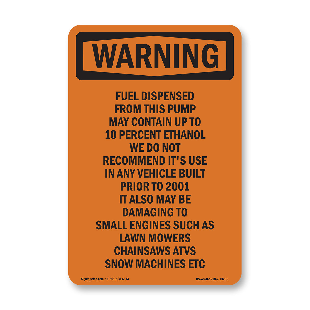 Fuel Dispensed From This Pump May Contain