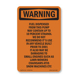 Fuel Dispensed From This Pump May Contain