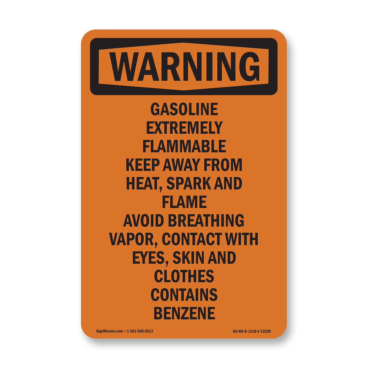 Gasoline Extremely Flammable Keep Away From