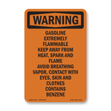 Gasoline Extremely Flammable Keep Away From