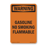 Gasoline No Smoking Flammable