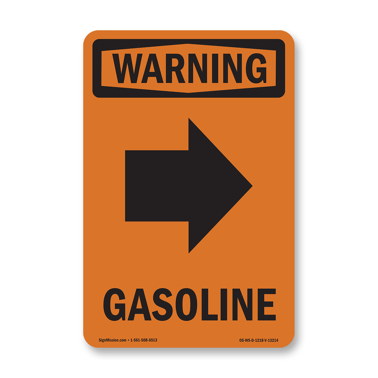 Gasoline [Right Arrow] With Symbol