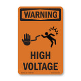 High Voltage With Symbol
