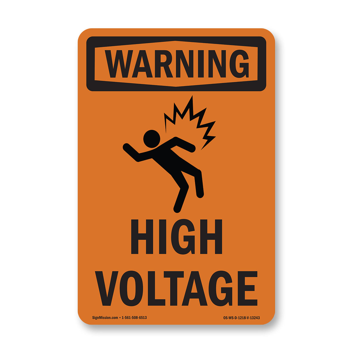 High Voltage With Symbol