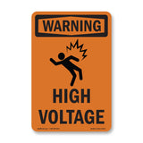 High Voltage With Symbol