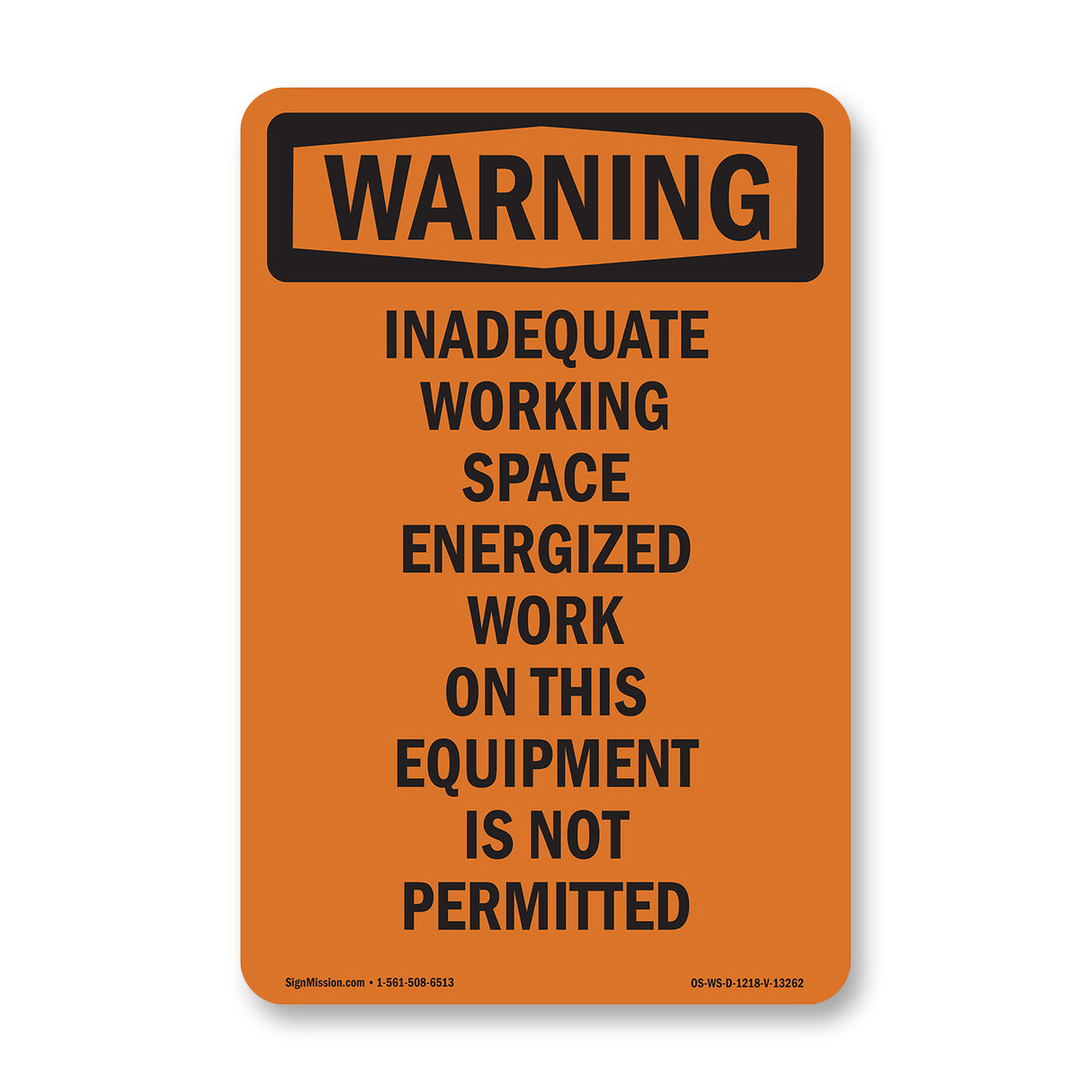 Inadequate Working Space Energized Work