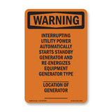 Interrupting Utility Power Automatically