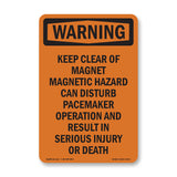Keep Clear Of Magnet Magnetic Hazard Can