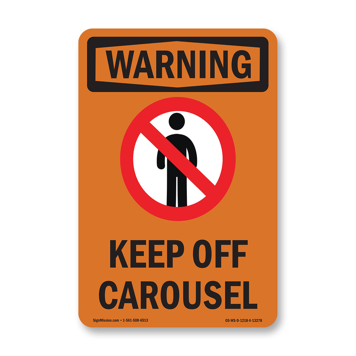 Keep Off Carousel With Symbol