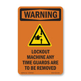 Lockout Machine Any Time Guards With Symbol