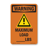 Custom Maximum Load - Lbs