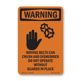 Moving Belts Can Crush