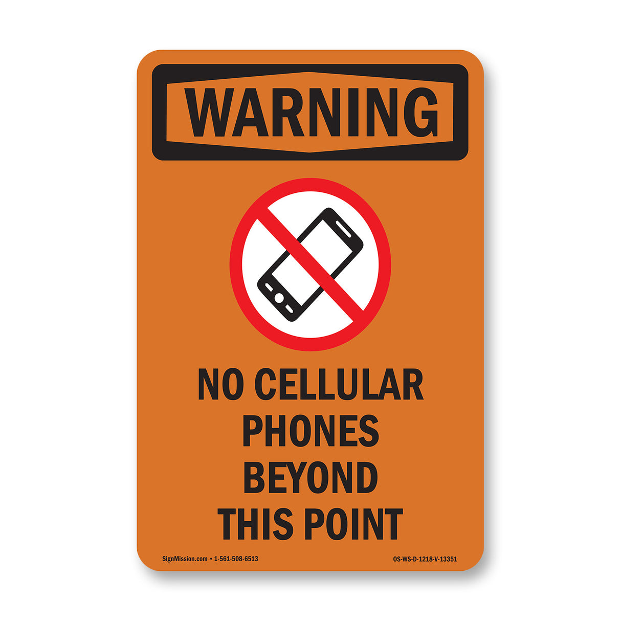 No Cellular Phones Beyond This Point