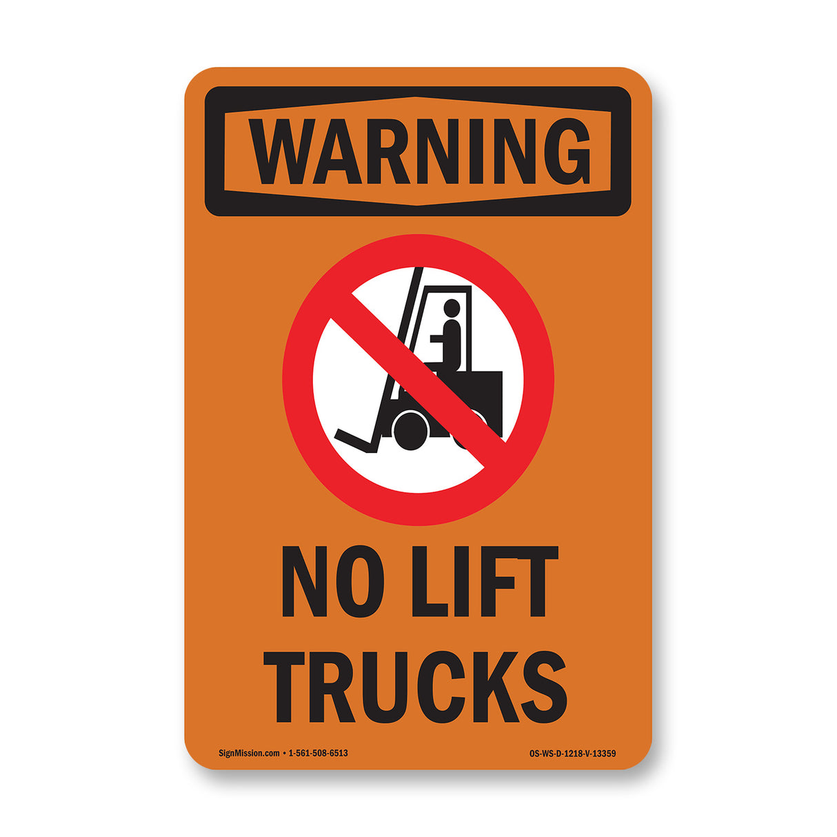 No Lift Trucks With Symbol