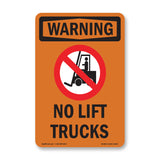 No Lift Trucks With Symbol