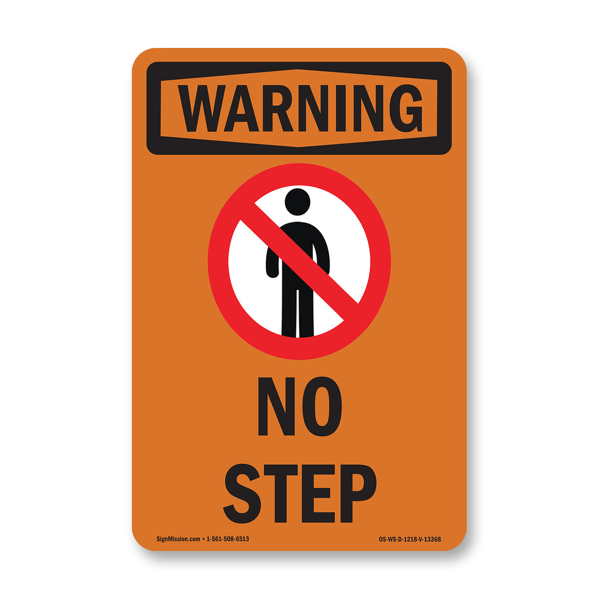 No Step With Symbol
