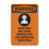 Noise Area Use Ear Protection Spanish