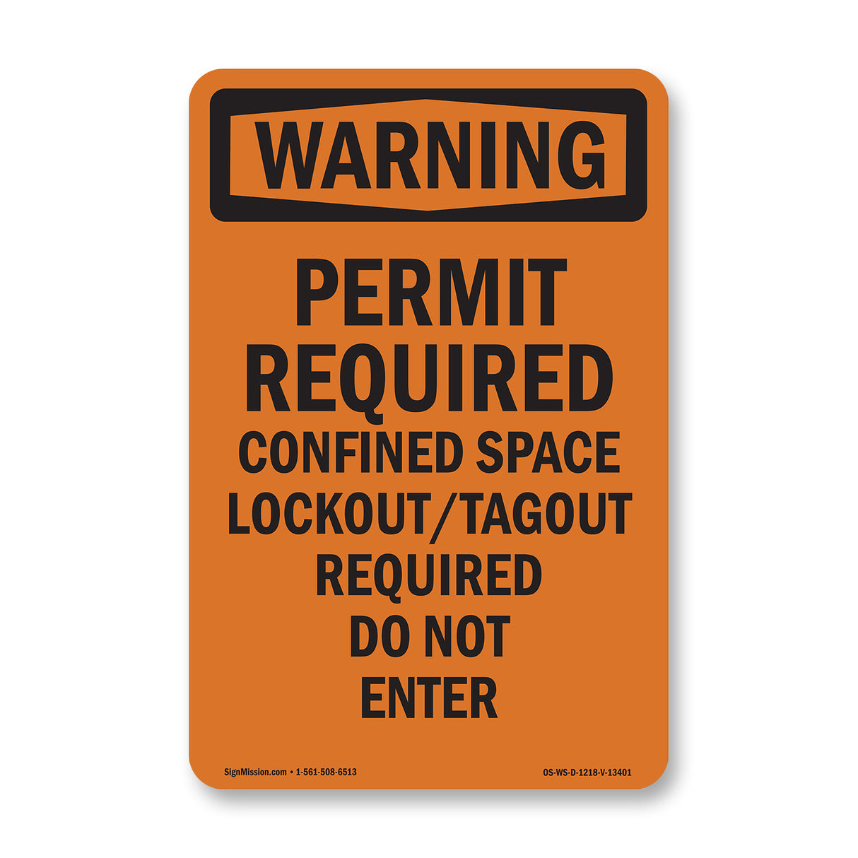 Permit Required Confined Space Lockout Tagout