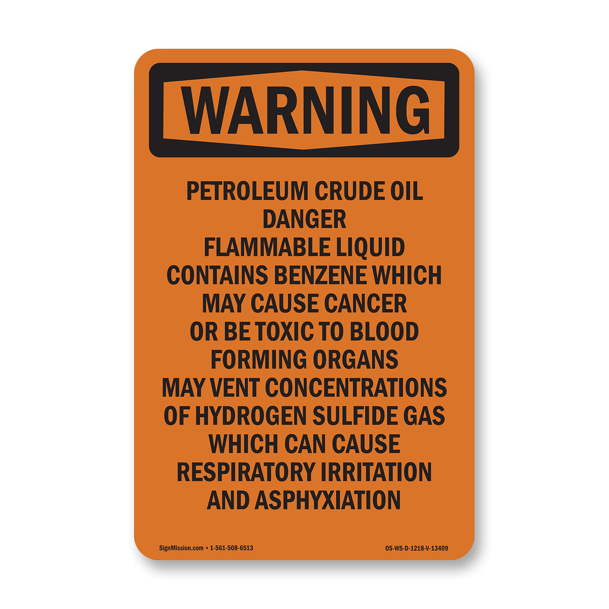 Petroleum Crude Oil Danger Flammable Liquid