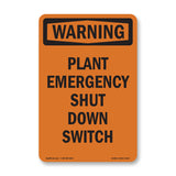 Plant Emergency Shut Down Switch